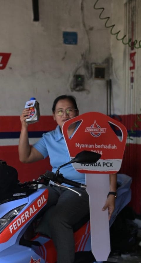 Federal Oil Undi dan Bagikan Motor serta Ribuan Hadiah, Wow